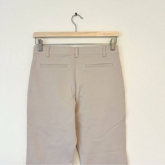 Quince Ultra Stretch Ponte Straight Leg Ankle Pants NEW Size S / 26 Cream - Picture 6 of 10